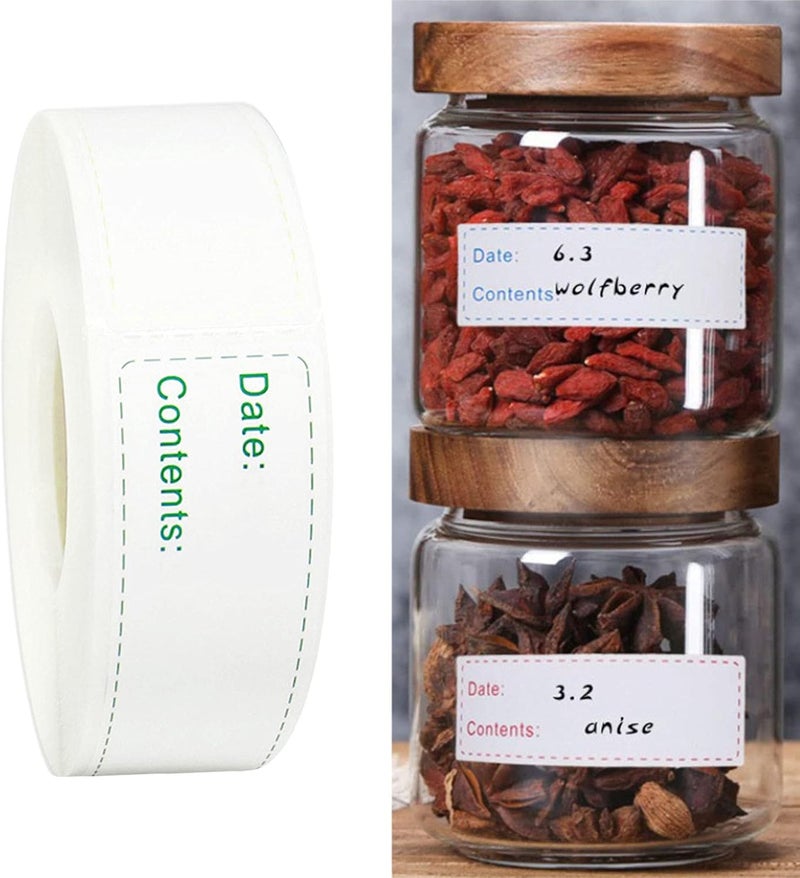 klarako 150/600pcs Freezer Labels Easy Peel Off Frozen Food Storage Labels, Removable Fridge 1x3 inch Self Adhesive Food Date Label Stickers Tape  Mixed 600pcs - Image 3