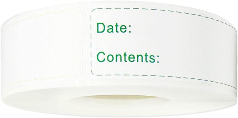 klarako 150/600pcs Freezer Labels Easy Peel Off Frozen Food Storage Labels, Removable Fridge 1x3 inch Self Adhesive Food Date Label Stickers Tape  Mixed 600pcs - Image 2