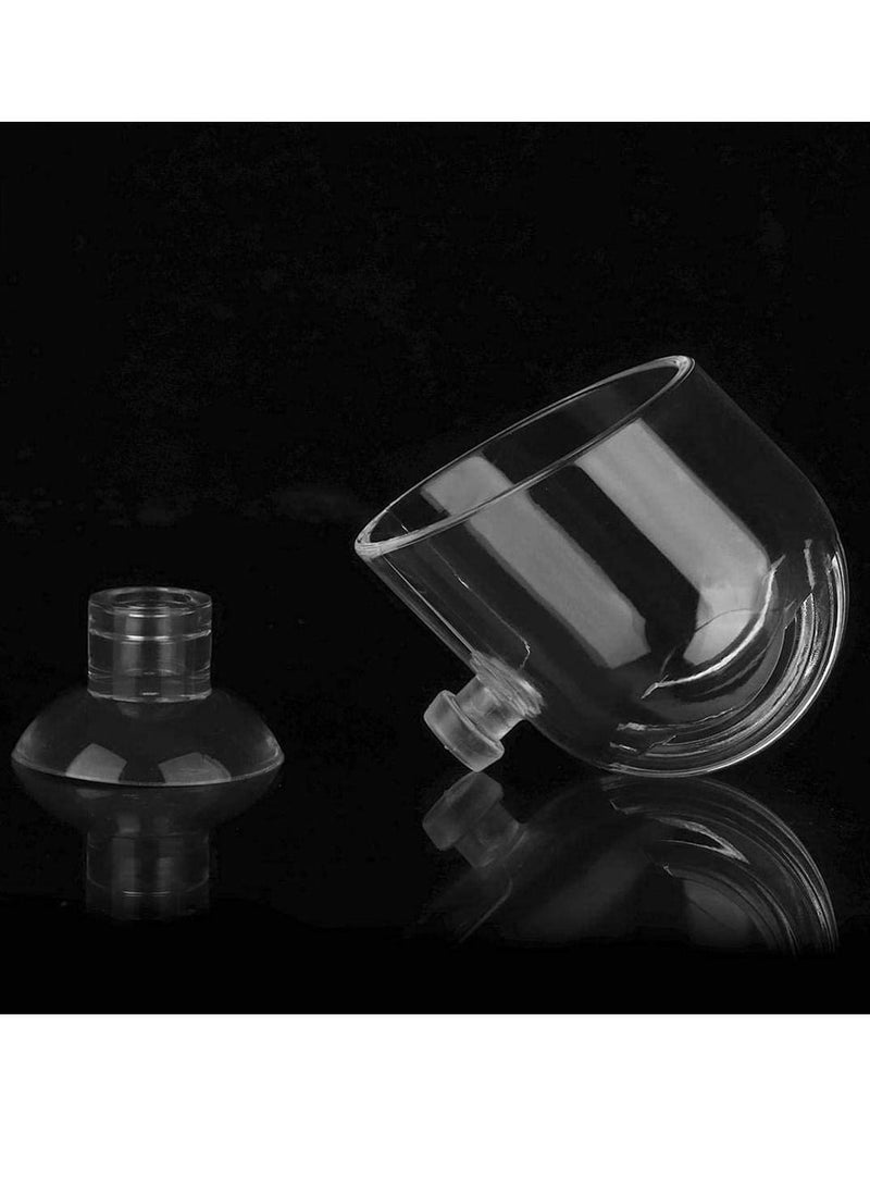 Y&D 2Pcs Aquarium Red Worm Feeder Acrylic Floating Bloodworm Feeding Cup Suction Container Holder Reptiles Water Food Dish Bowl Fish Tank Accessories Ring  - Image 4