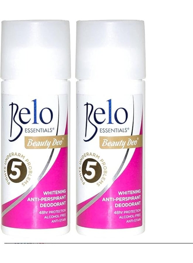 Belo Essentials Belo Essential Whitening Deo Roll-On - 40ml (Pack of 2) - Image 2
