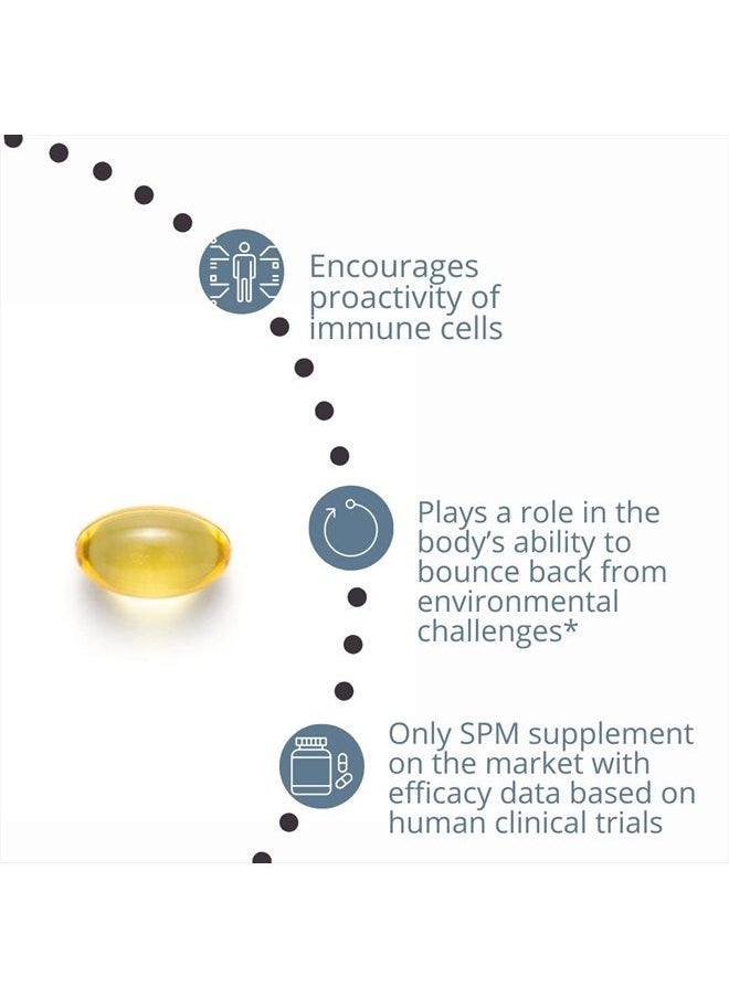 Metagenics - SPM Active - Specialized Pro Resolving Mediators for Healthy Tissue Function and Immune Support - 120 Count - Image 1