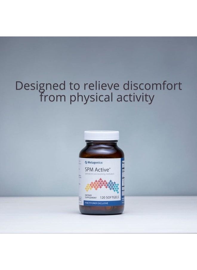 Metagenics - SPM Active - Specialized Pro Resolving Mediators for Healthy Tissue Function and Immune Support - 120 Count - Image 1