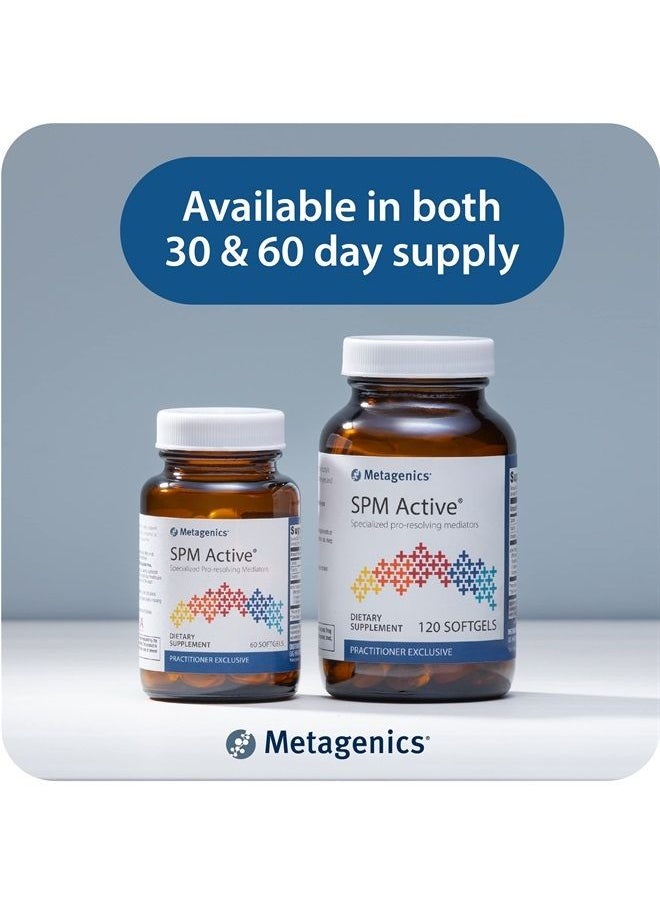 Metagenics - SPM Active - Specialized Pro Resolving Mediators for Healthy Tissue Function and Immune Support - 120 Count - Image 1