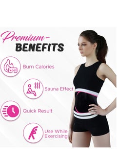 Waist Trainer for Women & Men – Premium Sweat Belt Waist Trimmer, Stomach Wrap, Belly Band for Weight Loss, Core Support, Fitness Training, Postpartum Recovery, Adjustable Waist Trainer for Slimming and Toning - pzsku/ZE0E59196D9BDC5A2947AZ/45/_/1730463522/3561fe03-24b9-4f12-8cbd-c5f8079ee850