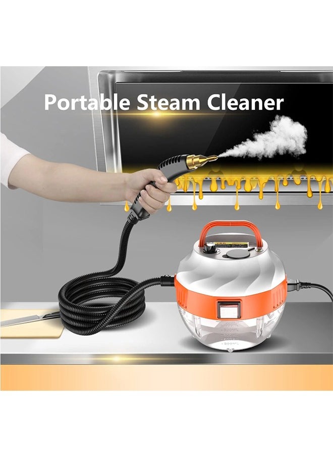 Joshberg Steam Cleaner,1500W High Temperature Pressurized Steam Cleaner with 3 Brush Heads, Handheld Portable Steam Cleaners for Kitchen, Bathroom, Carpet, Car and Tile  - Image 2
