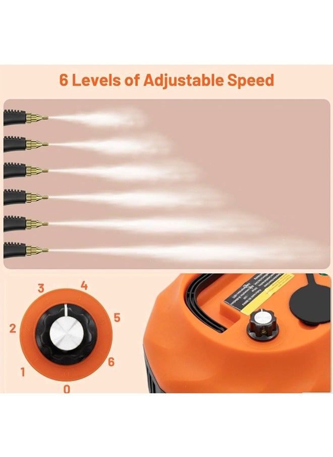 Joshberg Steam Cleaner,1500W High Temperature Pressurized Steam Cleaner with 3 Brush Heads, Handheld Portable Steam Cleaners for Kitchen, Bathroom, Carpet, Car and Tile  - Image 4
