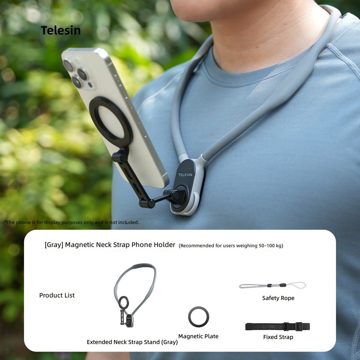 taixun Taixun Magnetic Phone Neck Mount 200 g ZE0E5AB0513724DE8E33FZ