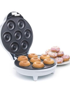 Mini Donut Maker 7 Holes, Electric Donut Press Machine, Mini Donut Maker Machine, Non-Stick & Double-sided Heating, Nova