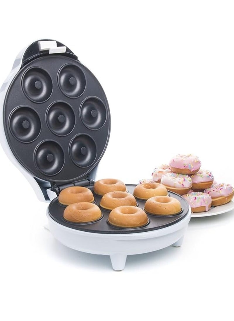 Generic - Mini Donut Maker 7 Holes, Electric Donut Press Machine, Mini Donut Maker Machine, Non-Stick & Double-sided Heating, Nova - Image 1