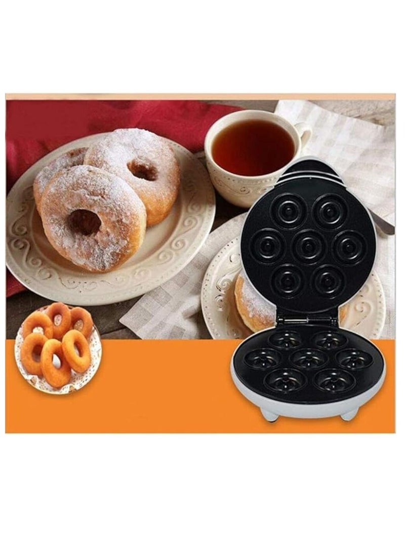 Generic - Mini Donut Maker 7 Holes, Electric Donut Press Machine, Mini Donut Maker Machine, Non-Stick & Double-sided Heating, Nova - Image 1