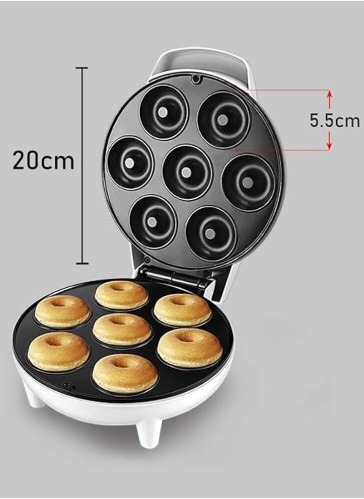 Generic - Mini Donut Maker 7 Holes, Electric Donut Press Machine, Mini Donut Maker Machine, Non-Stick & Double-sided Heating, Nova - Image 1