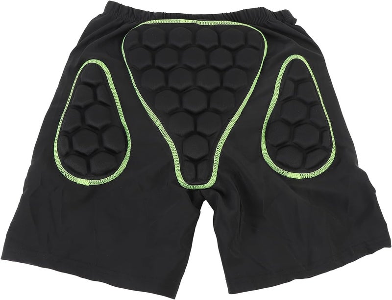 Focket Impact Shorts, Upgraded Shock Absorbing Layer 3D Contoured Cutting Padded Shorts, Snowboard Protective Gear with Full Wrap Coverage Lateral Hip Protection for Skiing Skating - Image 3