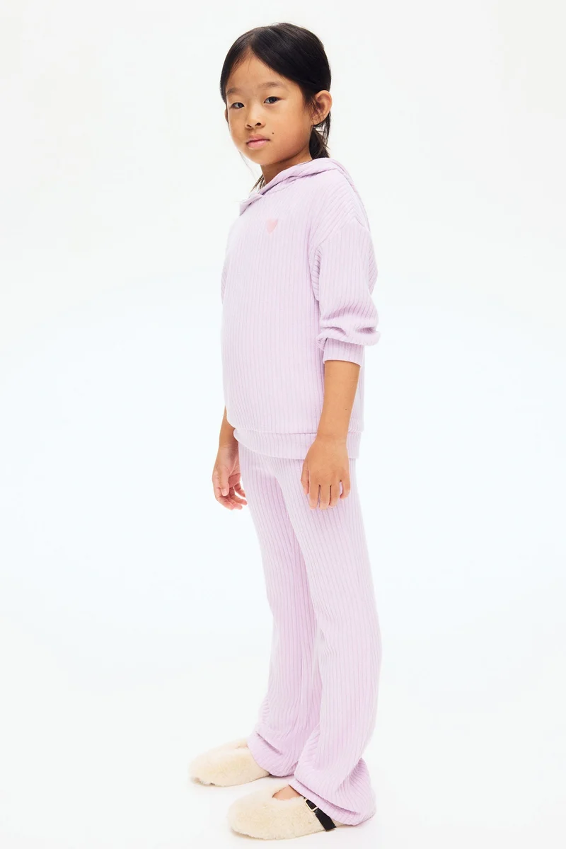 H&M 2-piece brushed rib-knit set