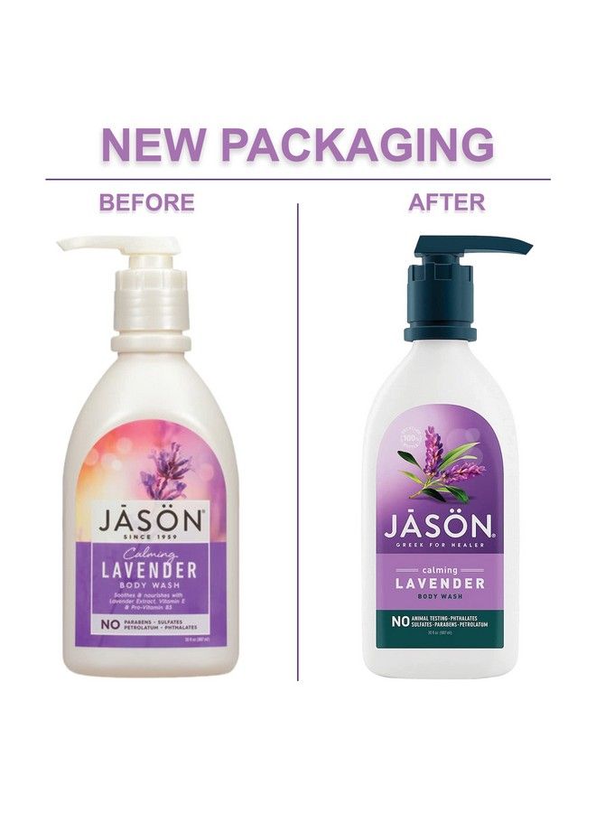 Jason Natural Body Wash & Shower Gel Calming Lavender 30 Oz - Image 4