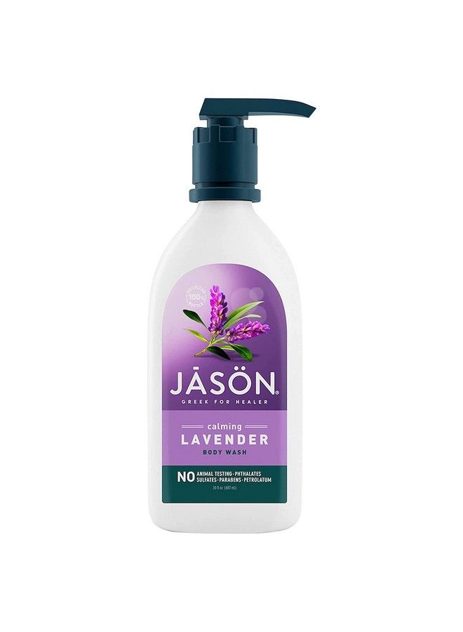 Jason Natural Body Wash & Shower Gel Calming Lavender 30 Oz - Image 2