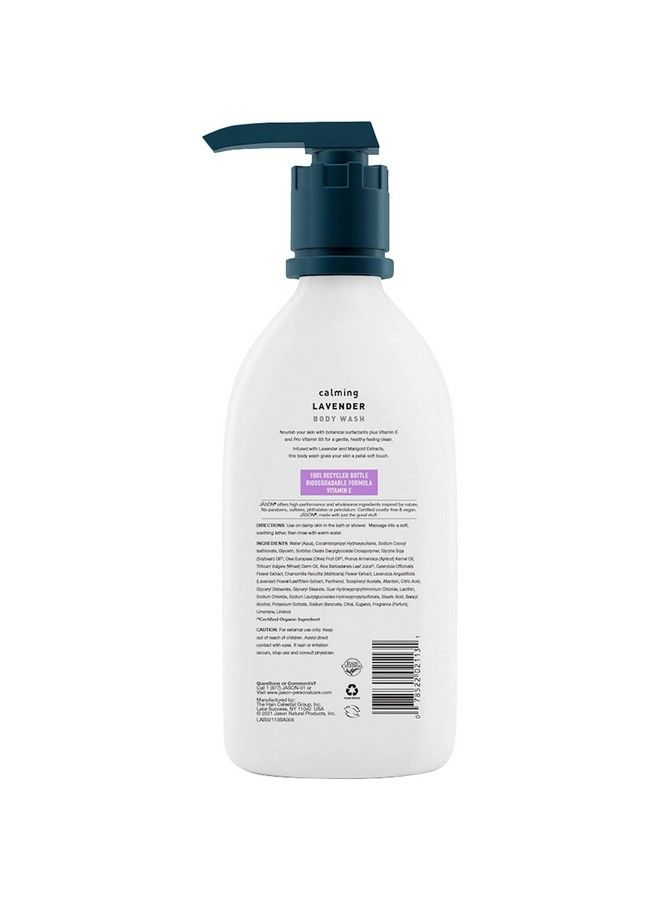 Jason Natural Body Wash & Shower Gel Calming Lavender 30 Oz - Image 3