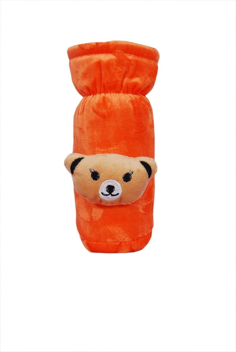 Alya The Cheeky Kidzz Pack Of 2 New Born Baby Nursing Feeding Bottle Cover With Soft Stretchable Velvet Attractive Cartoon DesignIBaby Milk Feeder Bottle Cover 150 Ml-200 Ml(0-2 Years)(Design 9) - Image 2