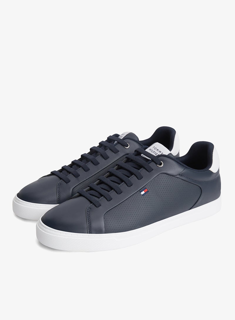 TOMMY HILFIGER Hilfiger Icon Leather Cupsole Court Sneakers - Image 3