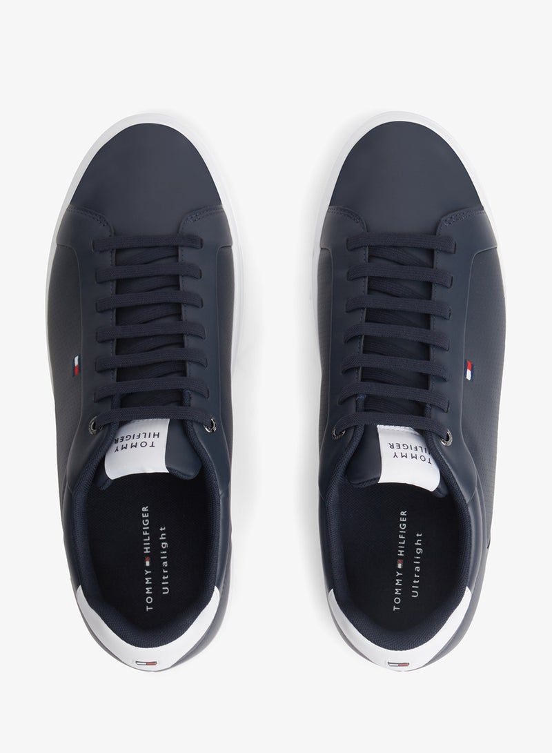 TOMMY HILFIGER Hilfiger Icon Leather Cupsole Court Sneakers - Image 5