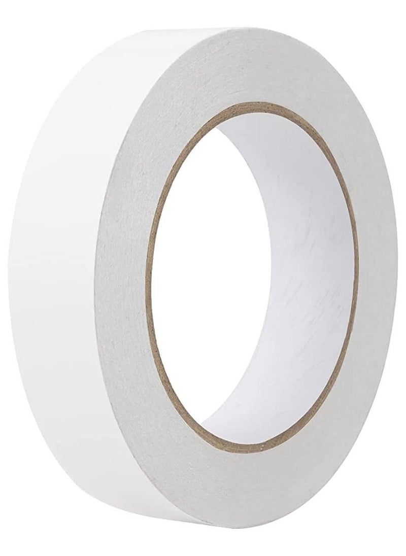 MARKQ Double Sided Tape, 1" x 20 yards Adhesive Sticky Tape for Arts, Crafts, Photography, Scrapbooking, Card Making, Gift Wrapping & Office School Stationery Supplies - Image 1