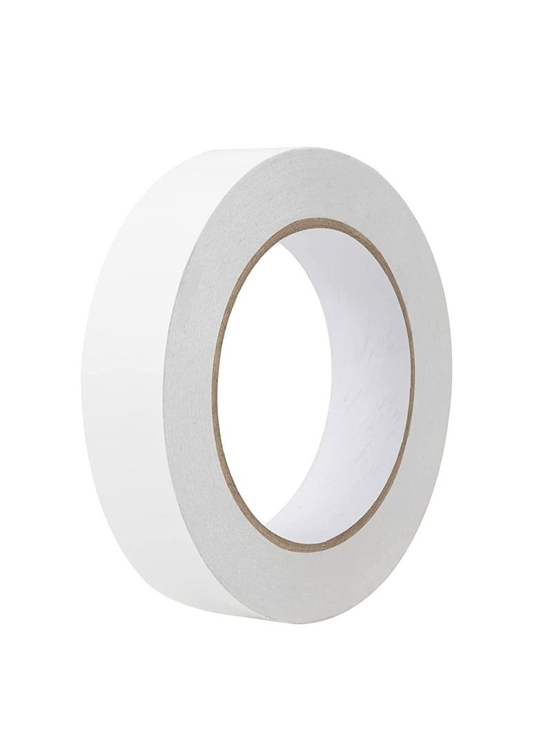 MARKQ Double Sided Tape, 1" x 20 yards Adhesive Sticky Tape for Arts, Crafts, Photography, Scrapbooking, Card Making, Gift Wrapping & Office School Stationery Supplies  - Image 1