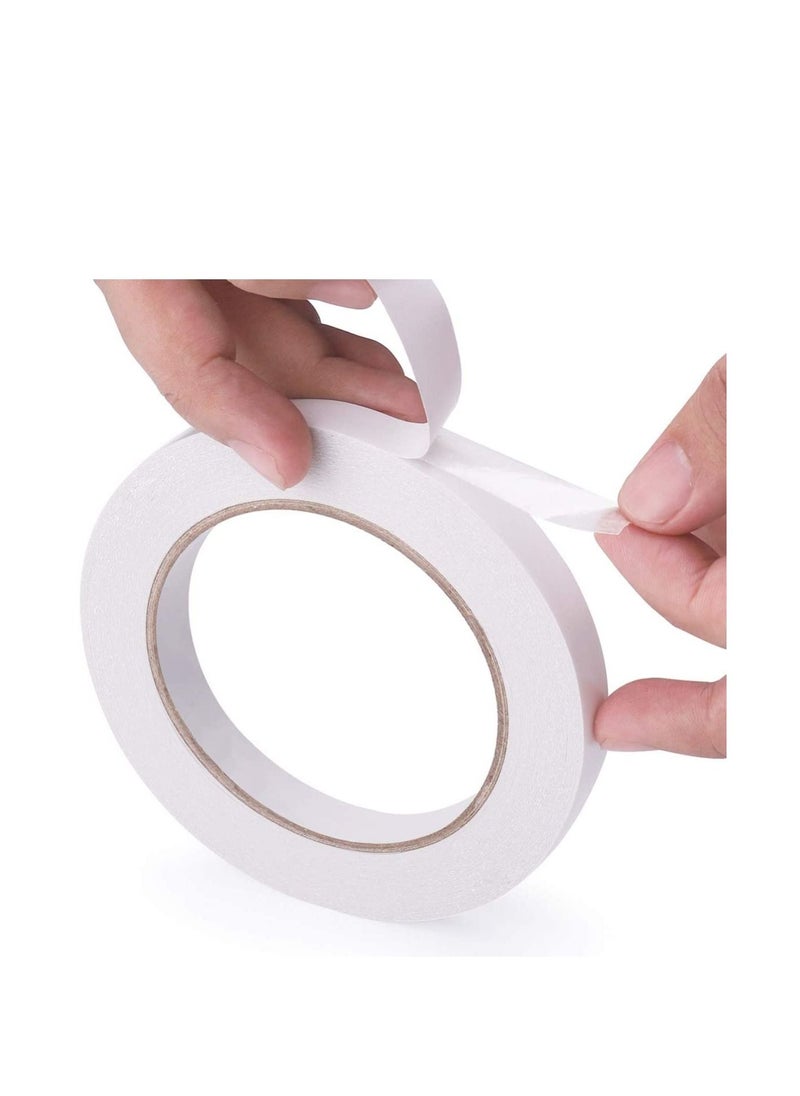 MARKQ Double Sided Tape, 1" x 20 yards Adhesive Sticky Tape for Arts, Crafts, Photography, Scrapbooking, Card Making, Gift Wrapping & Office School Stationery Supplies  - Image 3