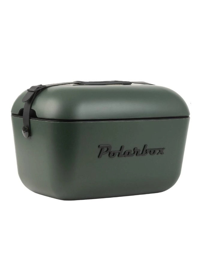 Polarbox Retro Cooler Box 20L Green Forest Black