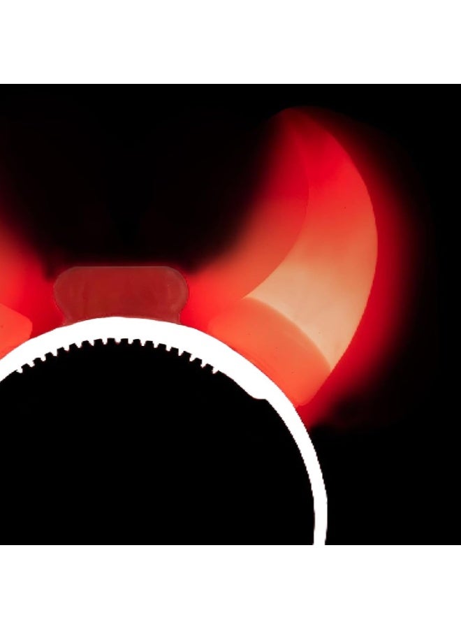 ThePartyPopper 1 Pc Devil Ear Glow Horn Headband Light Up LED Devil Horns for Halloween Costume - Image 3