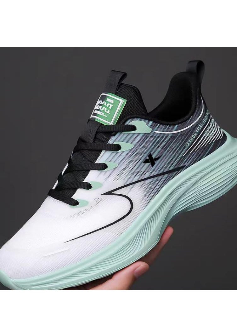 XTEP - Men's Mesh Ultra Light Carbon Plate Shock-Absorbing Racing Running Shoes - Image 1