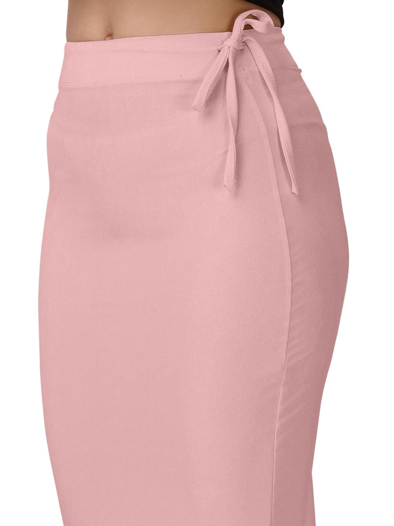 Mehrang Microfiber Saree Shapewear Petticoat for Women, Cotton Blended Shape Wear Dress for Saree (Cotton Candy, M) - Image 3