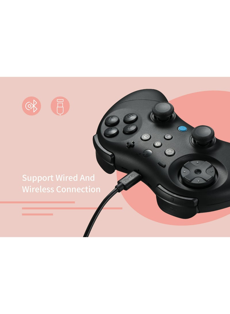 GuliKit Elves 2 Pro Wireless Game Controller for Switch/Switch 2,PC,Hall Effect Joysticks,1000Hz Polling Rate,Magnetic Vibrator for HD,Super Haptic,Rotary Rumble, APG Button,Switch2 Wake Up - Image 5
