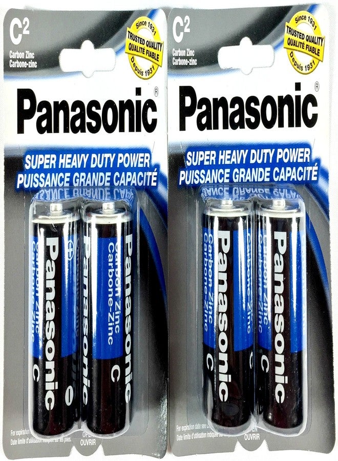 Panasonic 4Pc Size C Panasonic Batteries Super Heavy Duty Power Zinc Carbon - Image 1
