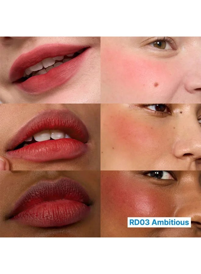 fwee Lip & Cheek Blurry Pudding Pot RD03 Ambitious 5g - Image 3