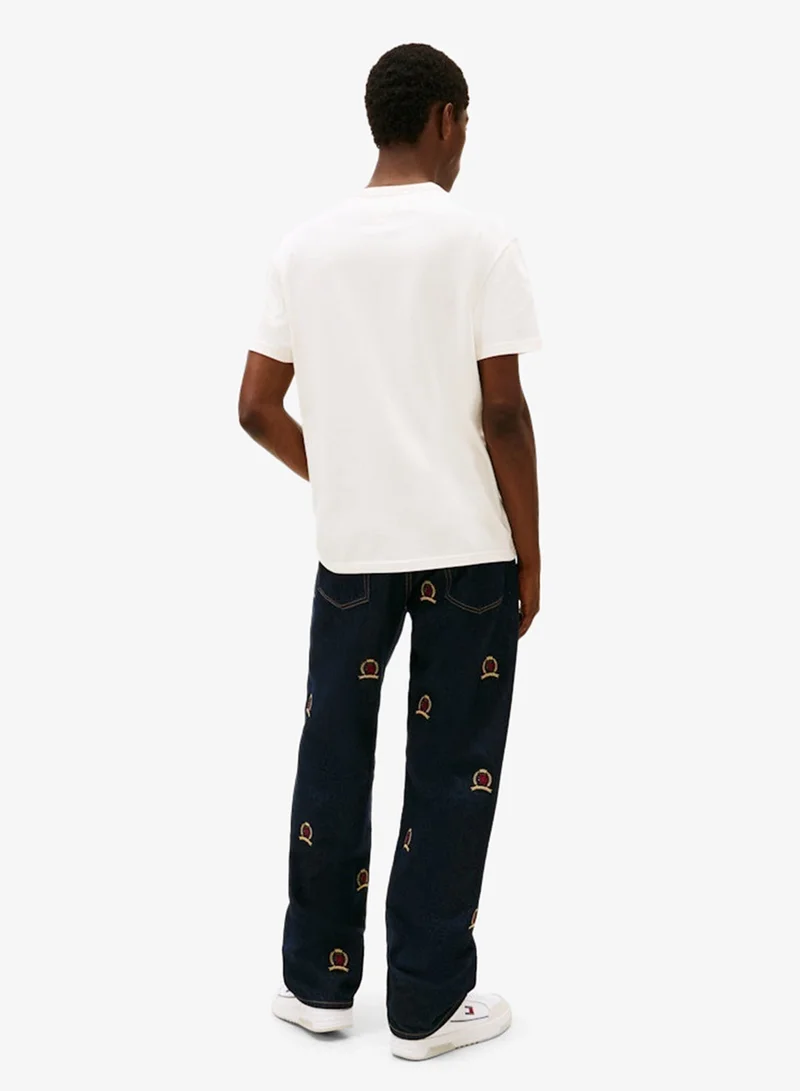 TOMMY JEANS Appliq Graphic Crew Neck T-Shirt