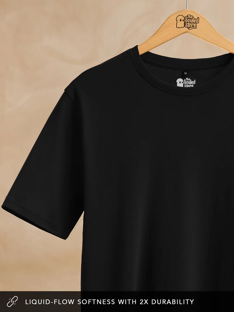 The Souled Store  Supima: Jet Black  | Best Price UAE