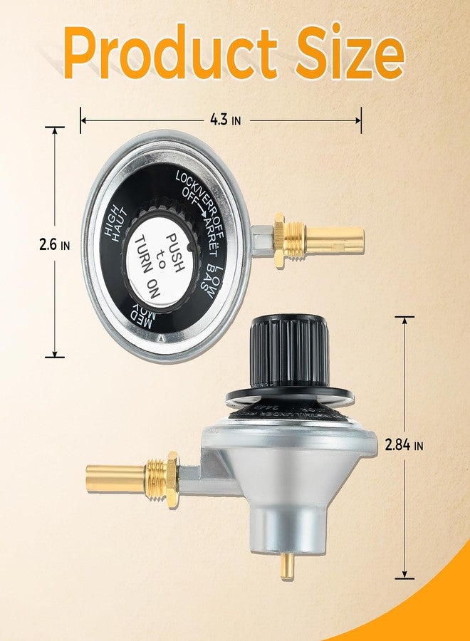 Lemfema Grill Regulator Valve with Knob Compatible with Master-built Smoke Hollow Grill 205 FM205 - Image 2