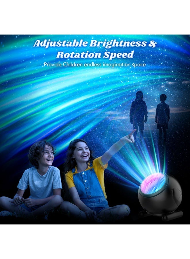 كيلا جهاز عرض المجرة، جهاز عرض النجوم، مكبر صوت بلوتوث مدمج، جهاز تحكم عن بعد، تصميم قابل للتعديل بزاوية 360 درجة، جهاز عرض ضوء ليلي للأطفال والكبار، جهاز عرض ضوضاء بيضاء للشفق القطبي للديكور المنزلي/الاسترخاء/الموسيقى/الهدايا - Image 2