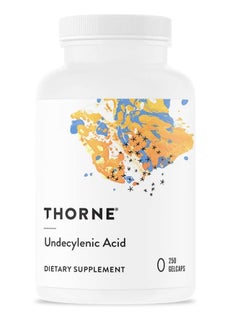 Thorne Undecylenic Acid Fatty Acid Support for a Healthy Balance of Gut and Vaginal Flora 250 caps 50 serving 