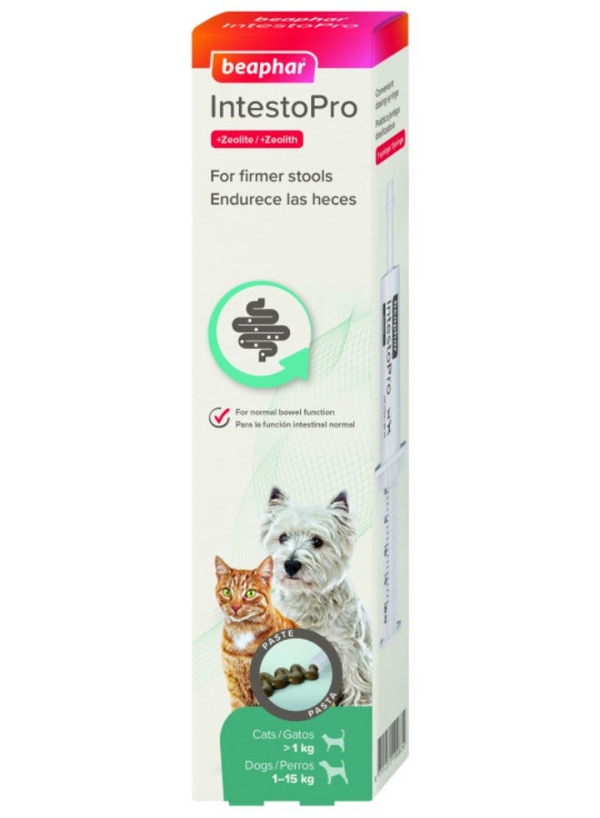beaphar IntestoPro Anti Diarrhea Paste Syringe Small Dog & Cat 20ml
