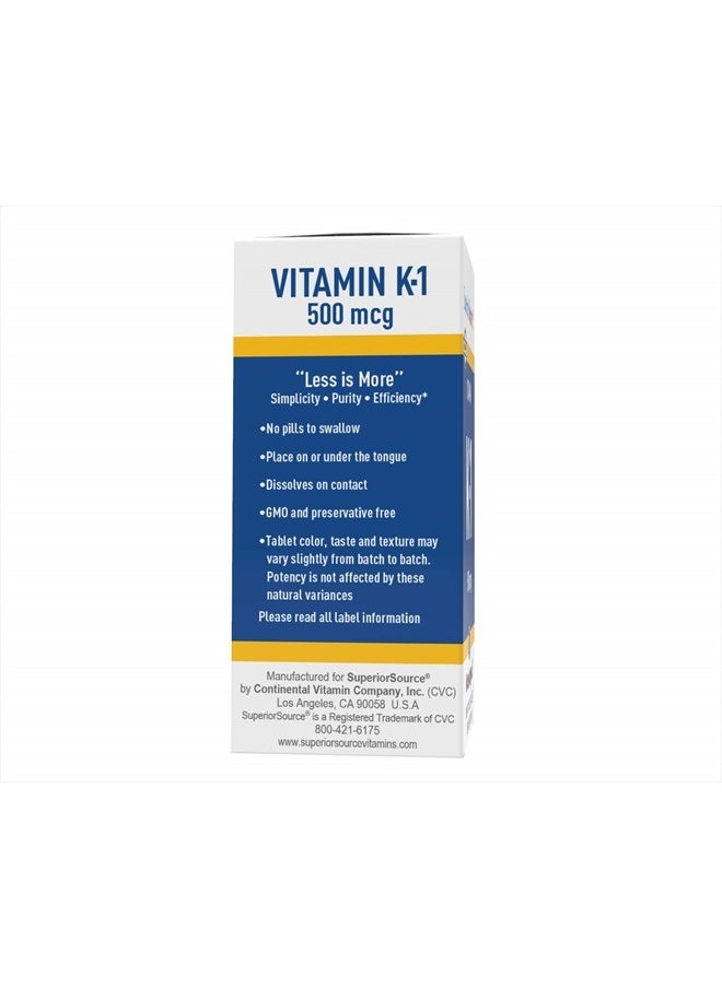 Superior Source Vitamin K1 500mcg  - Image 4