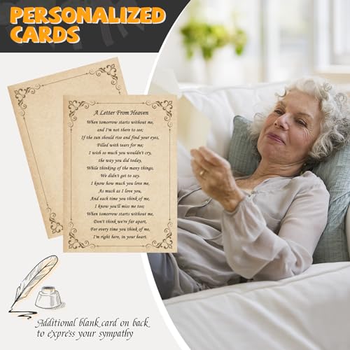 Synhonty Sympathy Wind Chimes for Outside Deep Tone, Memorial Wind Chimes for Loss of Loved One Prime, Bereavement Condolence Remembrance Funeral Gifts for Grieving Friends Loss of Mother Father - Image 3