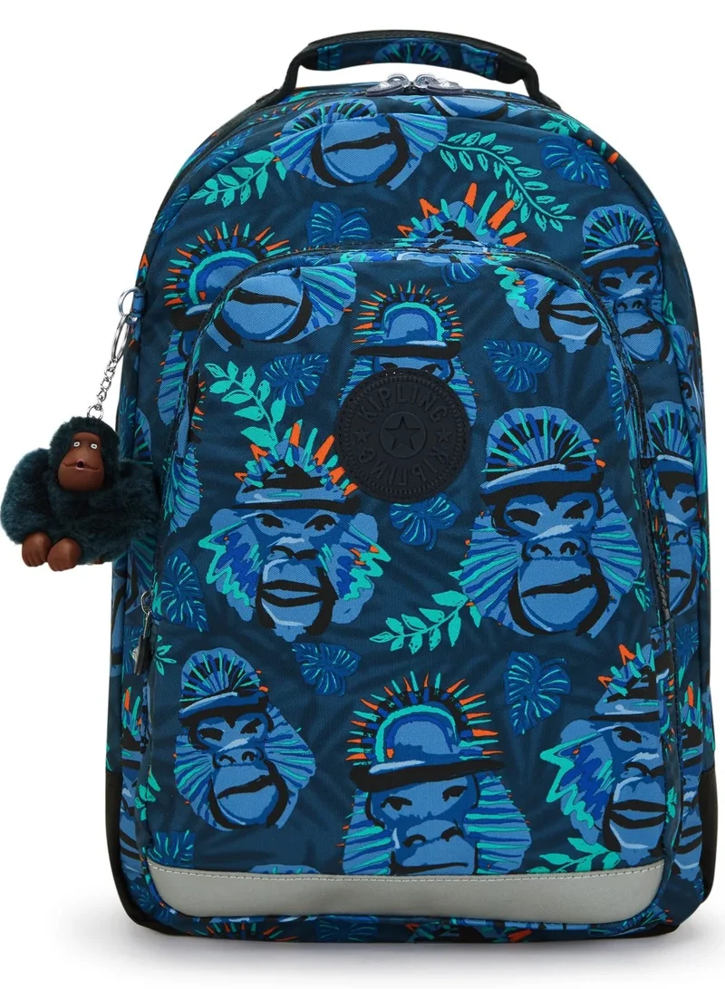 كيبلينغ حقيبة ظهر كبيرة (بحماية للابتوب) للجنسين - بلو مونكي فن كلاس روم