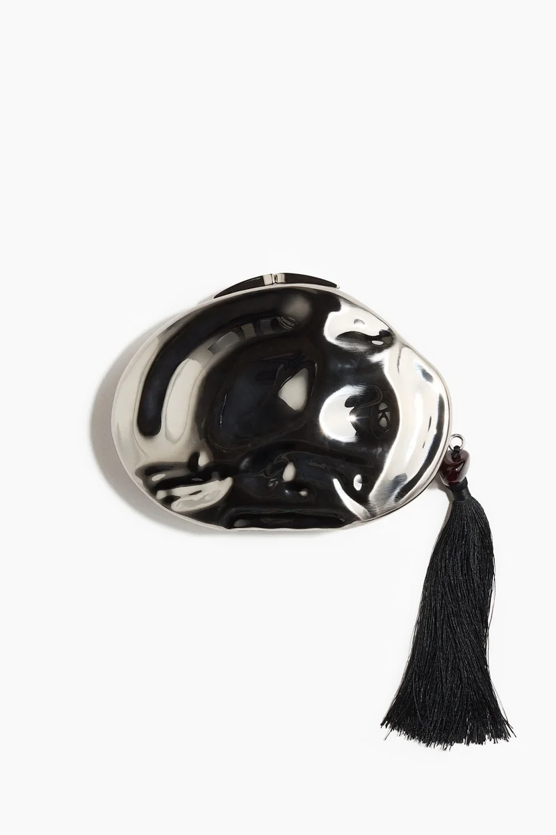 H&M Asymmetric metal clutch