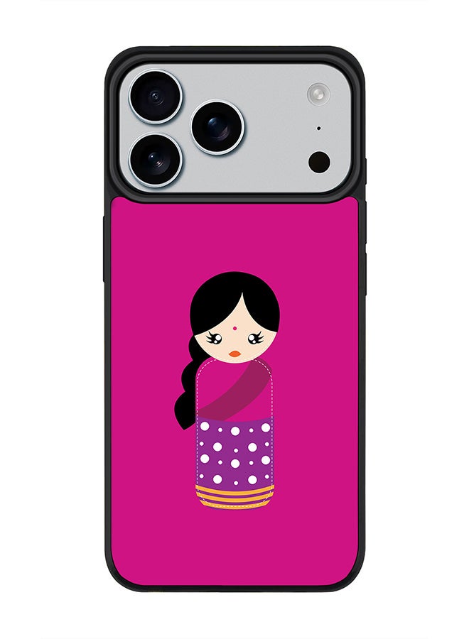 Stylizedd iPhone 17 Pro Max Case, [Compatible with MagSafe] Slim Magnetic cover Phone Case iPhone 17 Pro Max -Indian Doll - Image 1