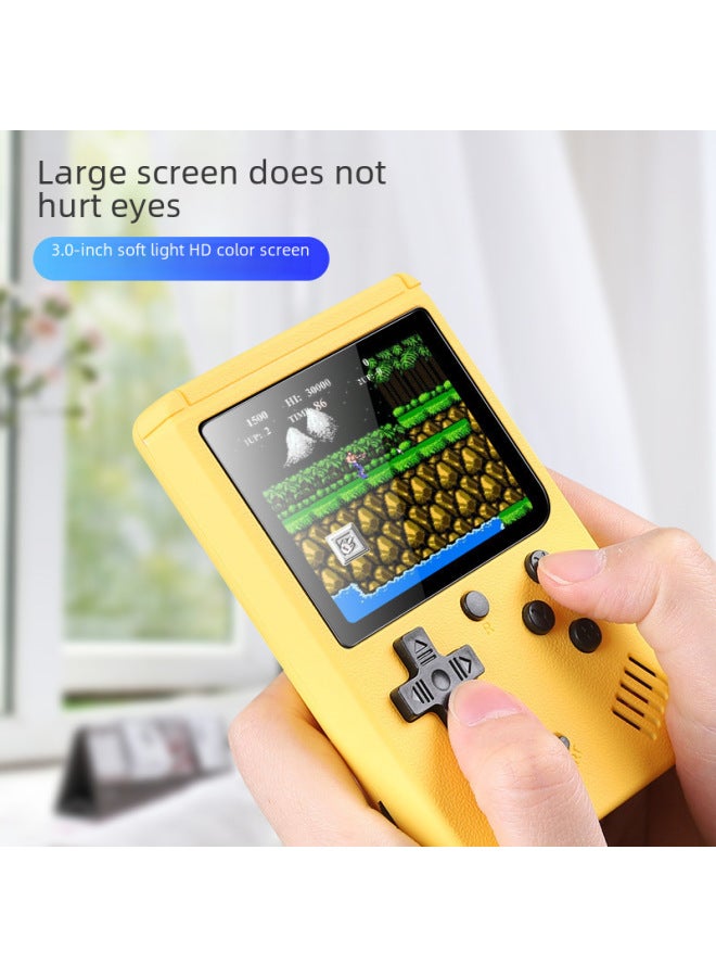 500-in-one Classic Mini Handheld Children Student Nostalgic Toy Hot Macaron Handheld Game Machine-Product Color:Doubles With Handle-Model:【Macaron Blue】 500-in-one Game Machine - Image 4