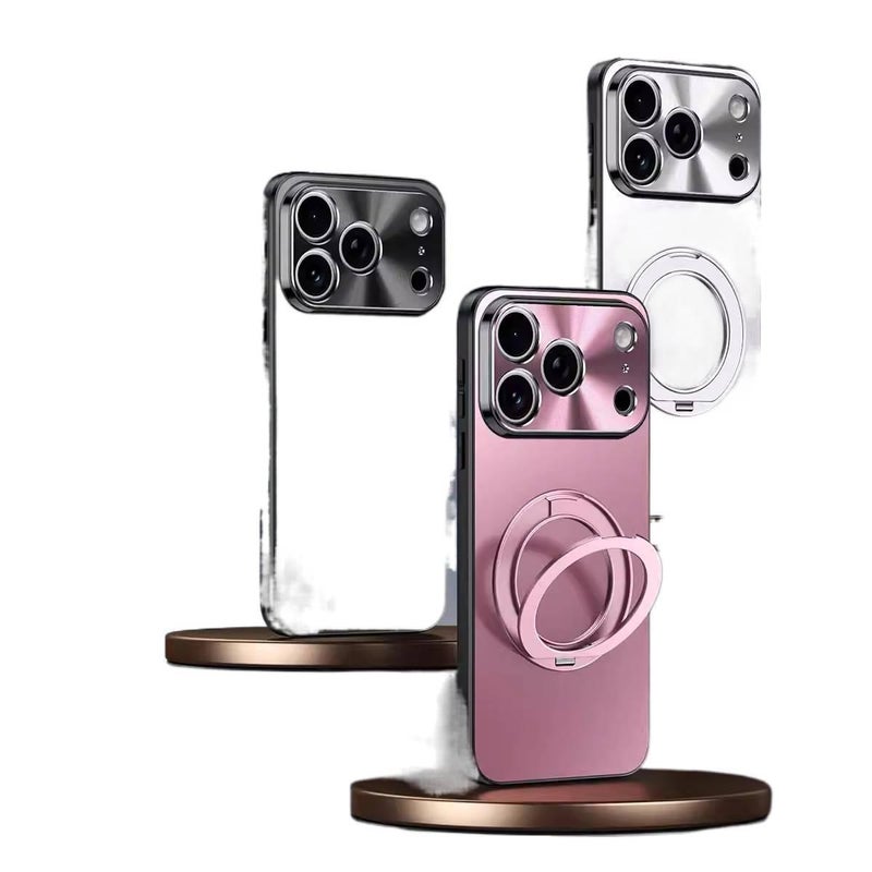 غطاء واقي بAcrylic لـ iPhone 14 / 14 Plus / 14 Pro / 14 Pro Max مع حماية من السقوط وحامل قائم مع مقاوم للصدمات مع مغناطيس قوي مع تغطية كاملة باللون أزرق مغناطيسي بوظيفة حامل من ال. - Veloris - Image 2