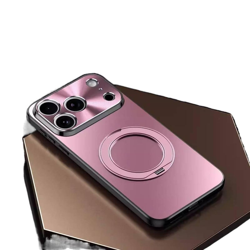 غطاء واقي بAcrylic لـ iPhone 14 / 14 Plus / 14 Pro / 14 Pro Max مع حماية من السقوط وحامل قائم مع مقاوم للصدمات مع مغناطيس قوي مع تغطية كاملة باللون أزرق مغناطيسي بوظيفة حامل من ال. - Veloris - Image 3