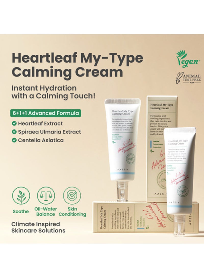 AXIS-Y Heartleaf My Type Calming Cream 60ml - Image 5