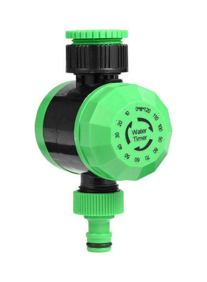 Loquat 2-Hours Mechanical Watering Timer Garden Automatic Irrigation System Controller Green/Black 14x6x8cm - Image 2