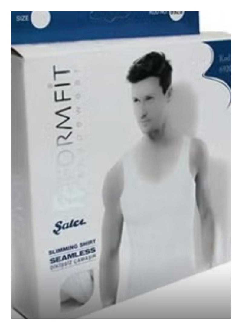 Men's Acne barrier Men's Underwear, Sleeveless, White, Size 5XL